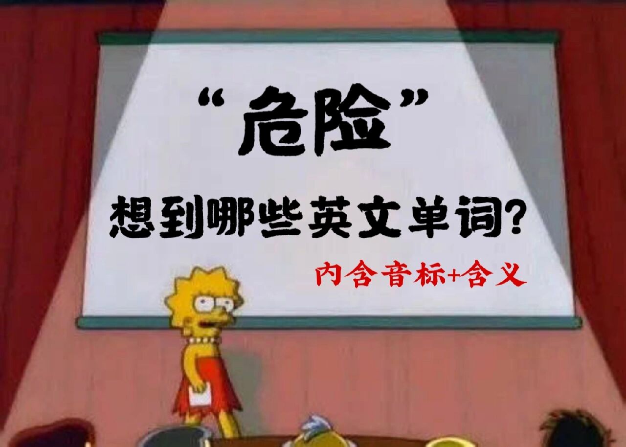 danger是什么意思中文